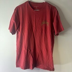 Men’s Red/Burnt orange Eddie Bauer “Champion Breeders” graphic Tee shirt Medium